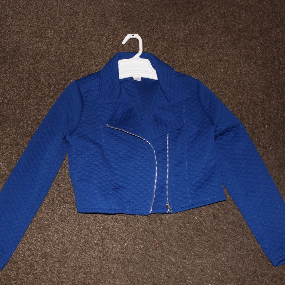 Casual Royal Blue Jacket